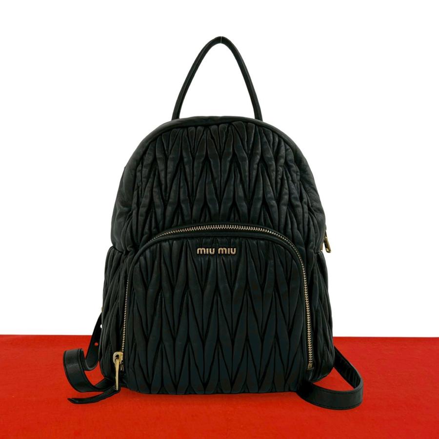 MIUMIU マテラッセレザー リュック 【公式通販】