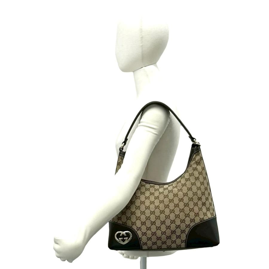 GUCCI（グッチ） 極 美品 GG ロゴ キャンバス レザー 本革 セミ ワン