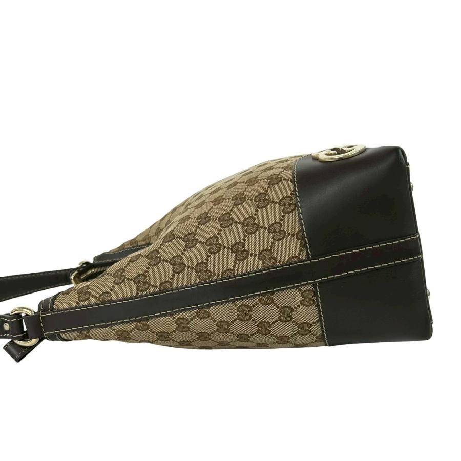 GUCCI（グッチ） 極 美品 GG ロゴ キャンバス レザー 本革 セミ ワン
