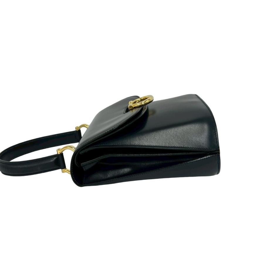 CELINE（セリーヌ） 極 美品 袋付き ヴィンテージ ロゴ ゴールド 金具