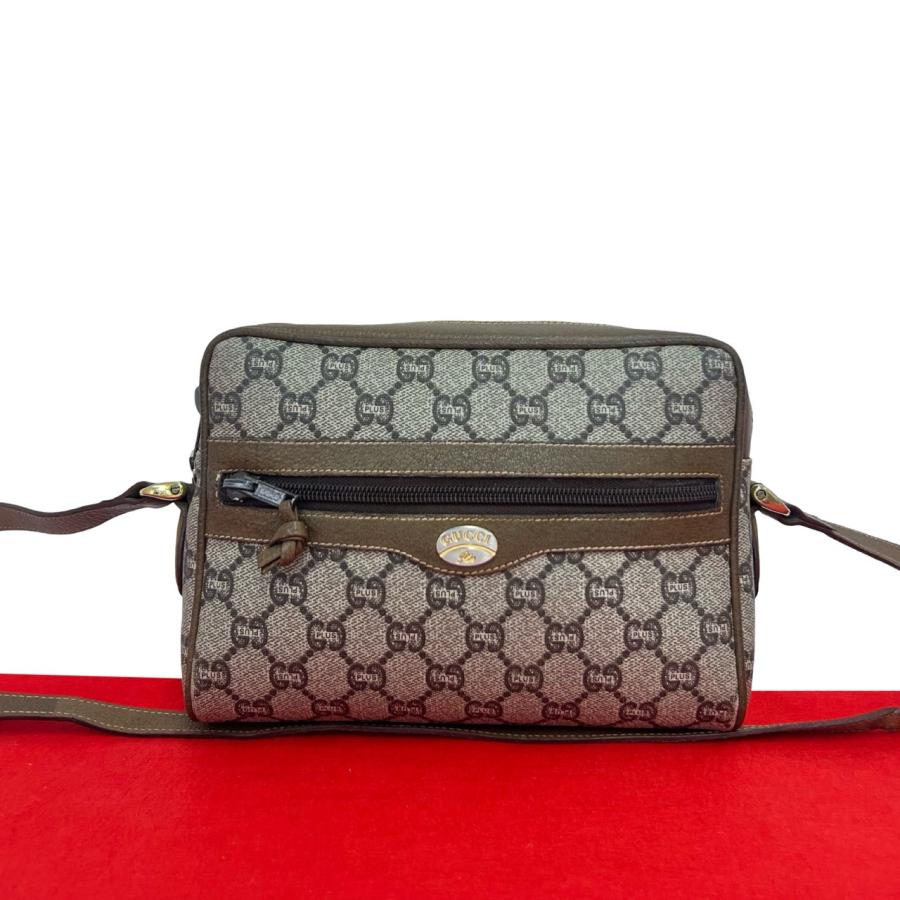 GUCCI（グッチ） 極 美品 オールドグッチ グッチプラス ロゴ 柄 金具