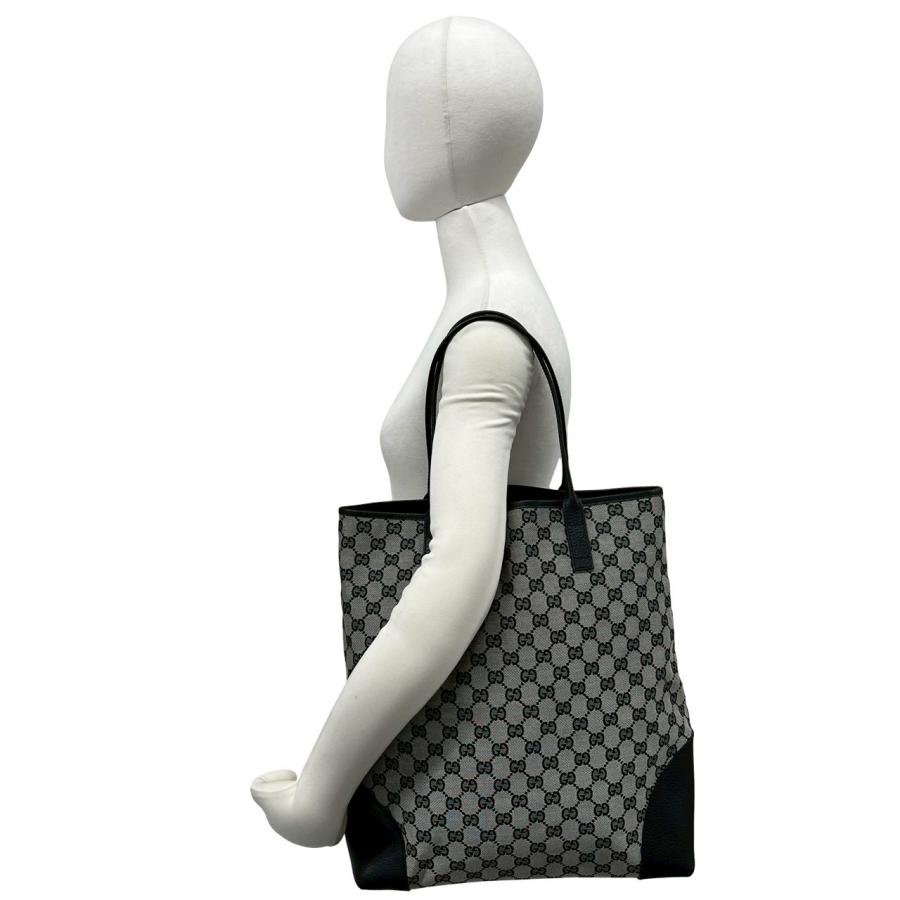 GUCCI（グッチ） 極 美品 GG 柄 GG キャンバス レザー 本革 トート