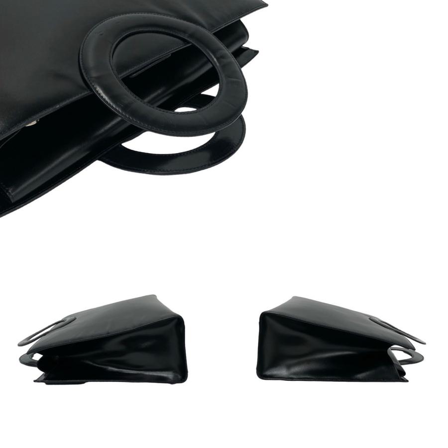 CELINE ほぼ未使用 セリーヌ ヴィンテージ サークル ロゴ レザー