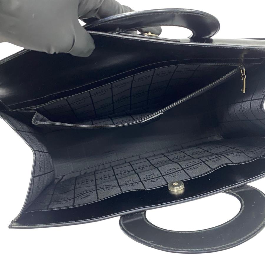 CELINE ほぼ未使用 セリーヌ ヴィンテージ サークル ロゴ レザー