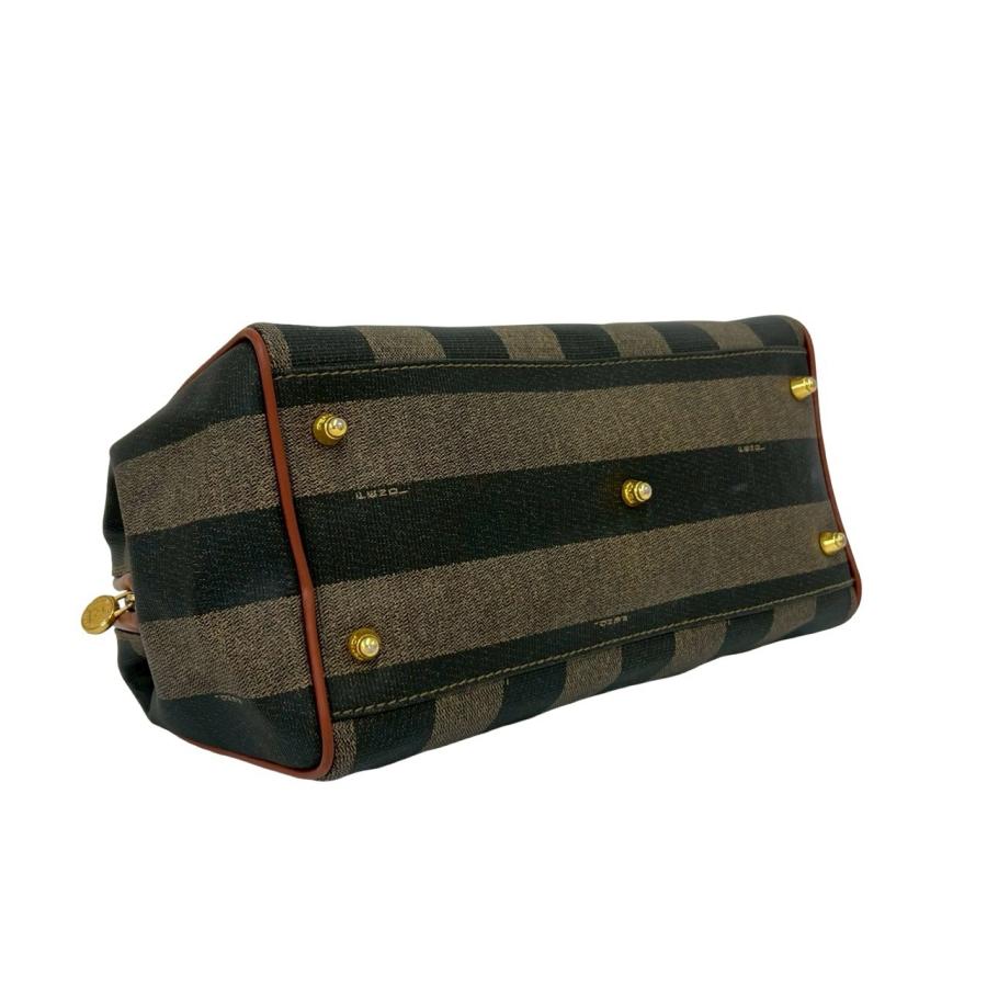 FENDI ペカン柄 ボストンバッグ 大容量 ヴィンテージ イタリア購入 FENDI（フェンディ） 極 美品 ヴィンテージ ペカン 柄 レザー 本革