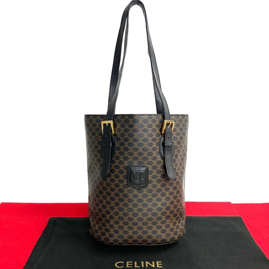 CELINE（セリーヌ） 極 美品 ヴィンテージ マカダム ブラゾン