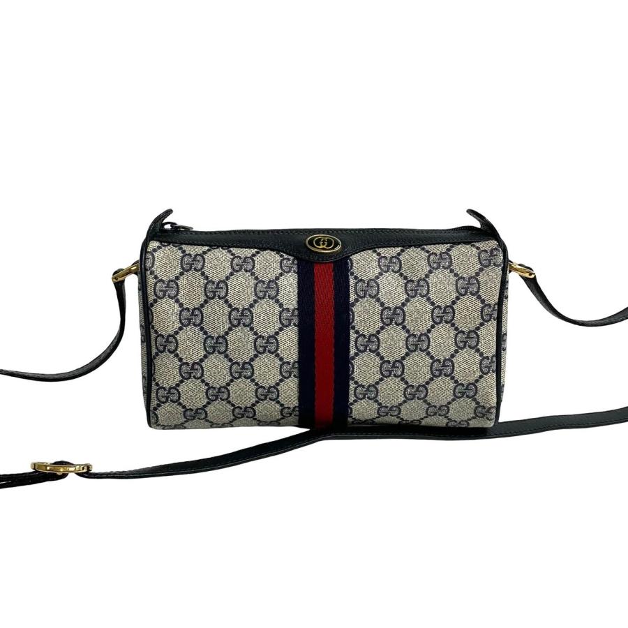 ほぼ未使用 GUCCI グッチ オールドグッチ シェリーライン GG 柄 ロゴ 