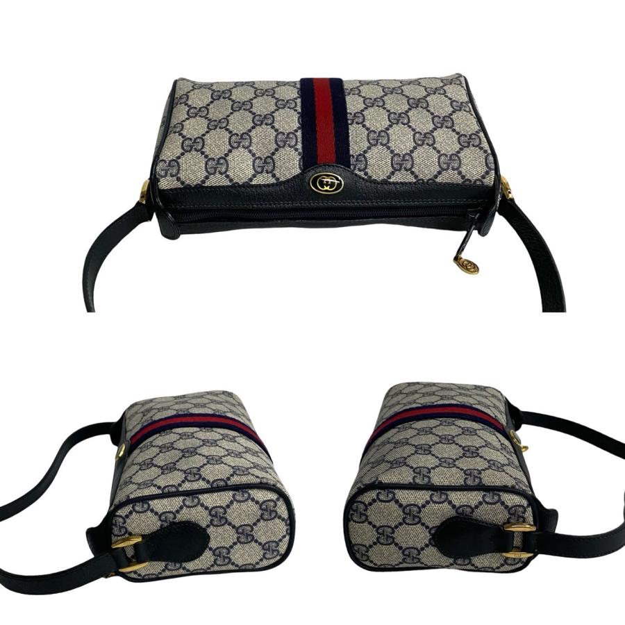 ほぼ未使用 GUCCI グッチ オールドグッチ シェリーライン GG 柄 ロゴ 
