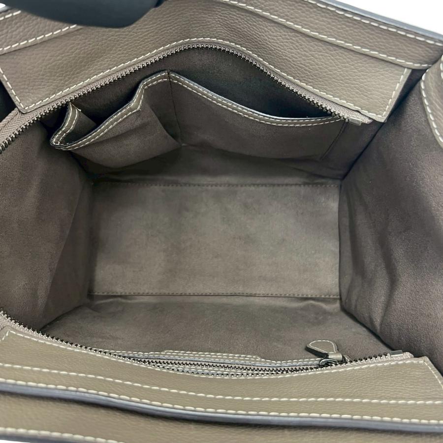 CELINE（セリーヌ） 極 美品 ラゲージ マイクロショッパー ドラムド