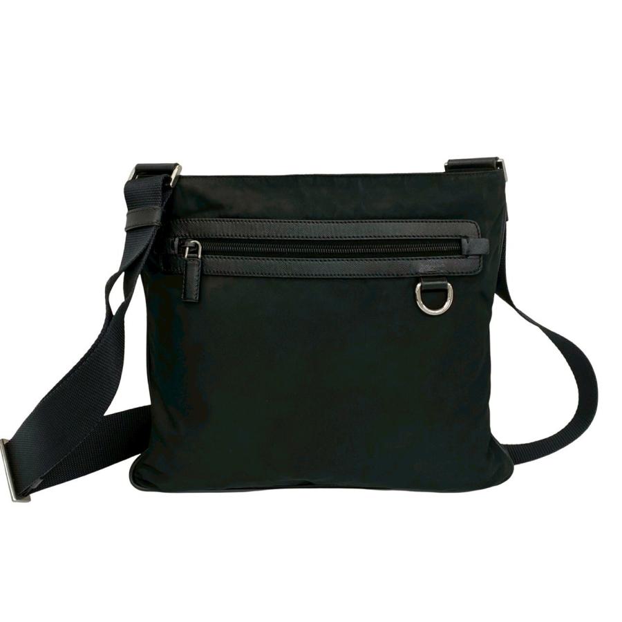 PRADA（プラダ） 極 美品 三角ロゴ プレート 金具 ナイロン テスート