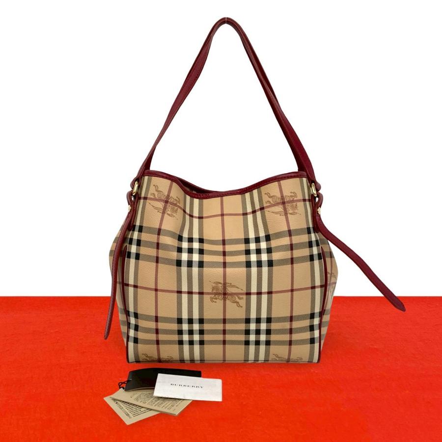 【極美品】バーバリー ハンドバッグ ノバチェック シャドーホース ボストン BURBERRY（バーバリー） 極 美品 ノバチェック シャドーホース 柄