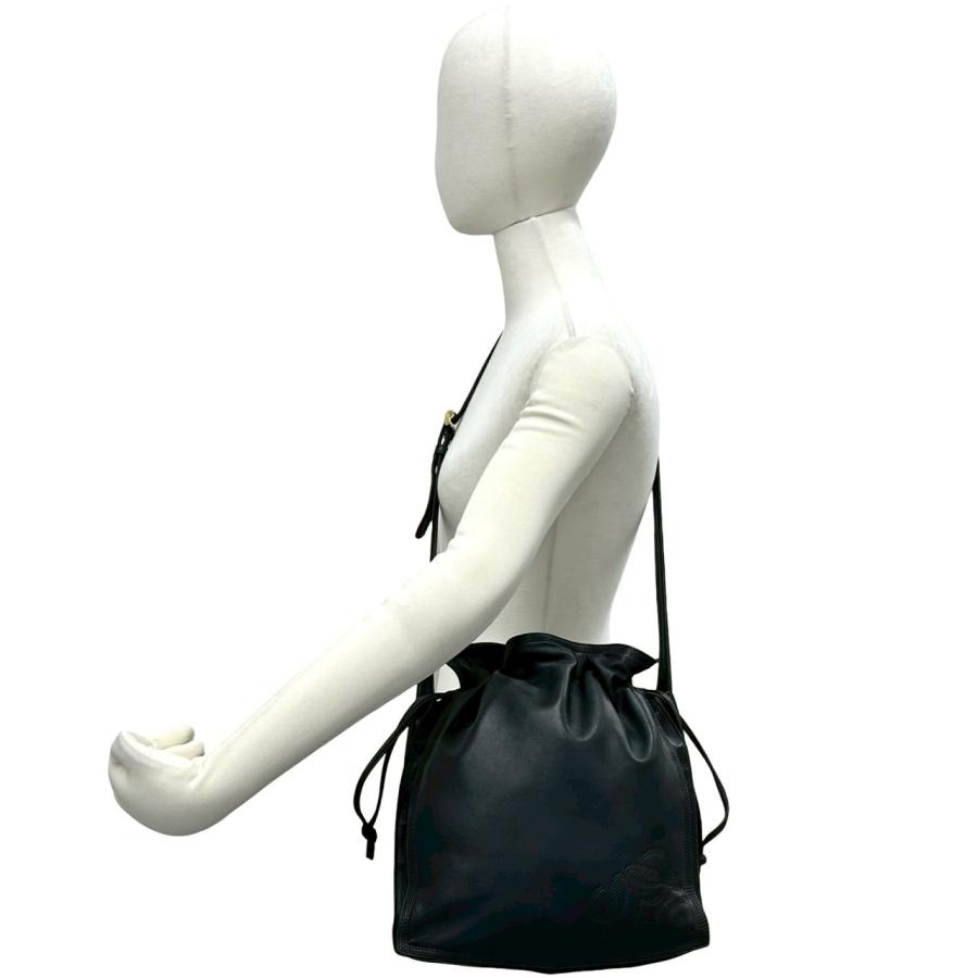 LOEWE（ロエベ） 極 美品 希少品 ヴィンテージ アナグラム ロゴ ナッパ
