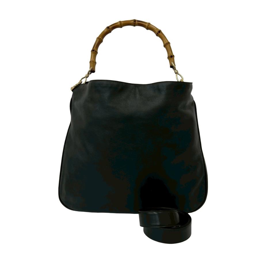 GUCCI（グッチ） 極 美品 オールドグッチ バンブー 2way レザー 本革
