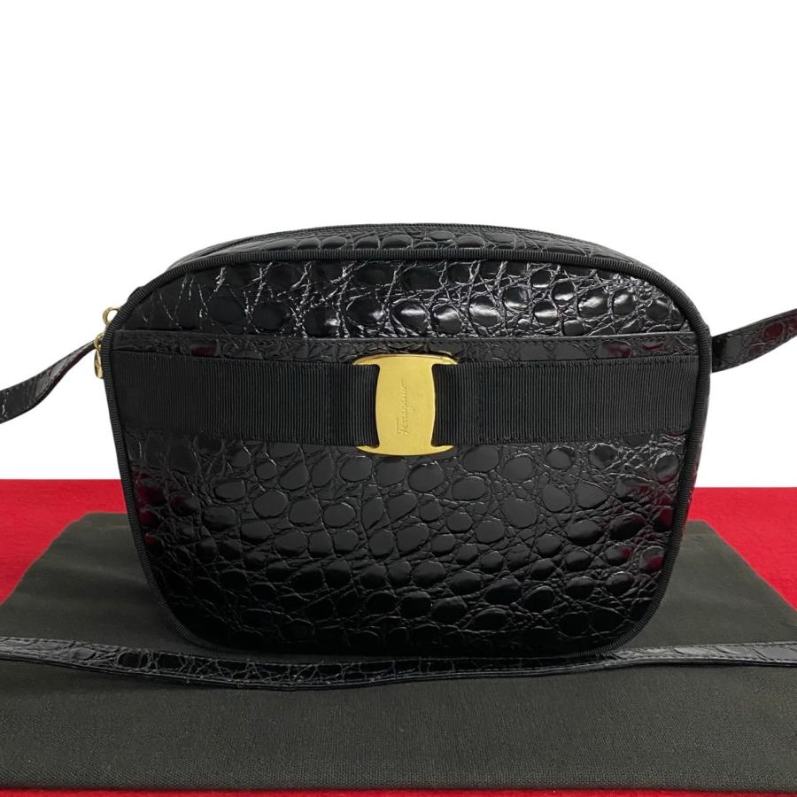 ほぼ未使用 希少品 Salvatore Ferragamo サルヴァトーレフェラガモ 