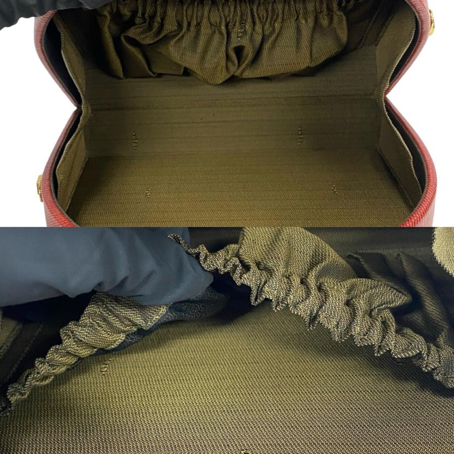 FENDI ほぼ未使用 希少品 保存袋付 フェンディ レザー 2way
