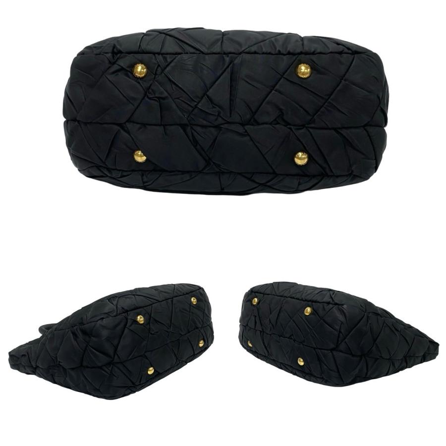 PRADA（プラダ） 極 美品 希少品 ロゴ 金具 ナイロン レザー 2way