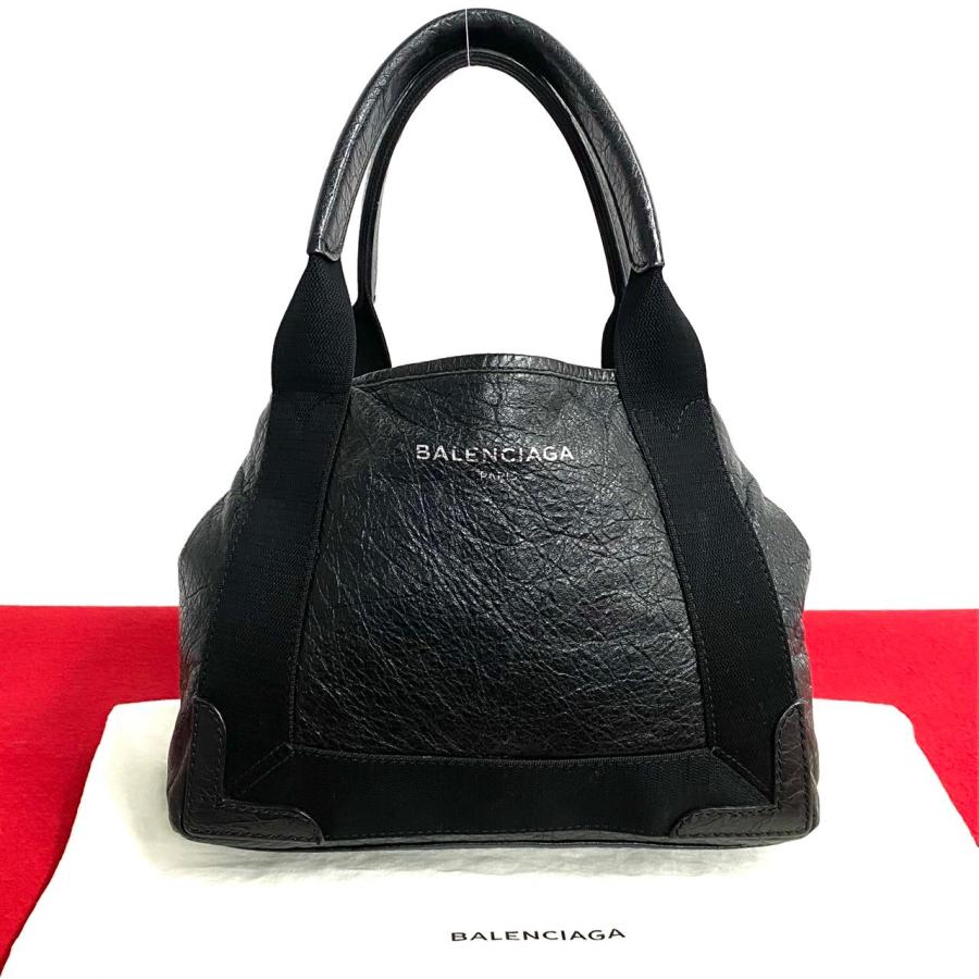 BALENCIAGA 極 美品 袋付き バレンシアガ ネイビーカバス XS BALENCIAGA 極 美品 袋付き バレンシアガ ネイビーカバス XS