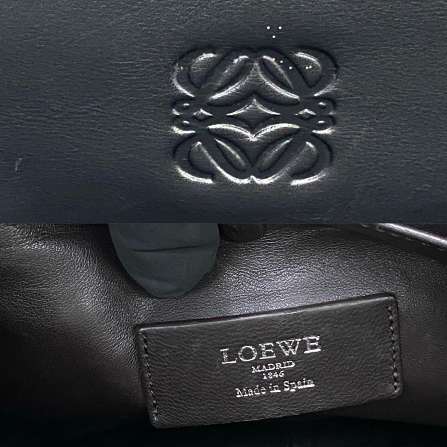 LOEWE 極 美品 希少品 ロエベ フラメンコ アナグラム ロゴ