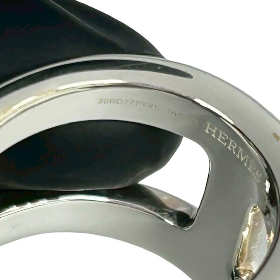 HERMES（エルメス） 極 美品 保存箱付 オスモズ GM リング シルバー925