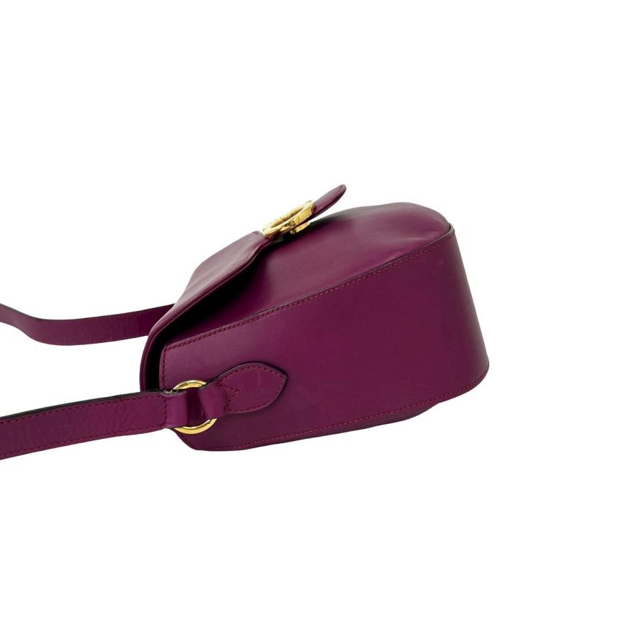 Salvatore Ferragamo パープル ゴールド 極 美品 Salvatore Ferragamo サルヴァトーレフェラガモ ガンチーニ