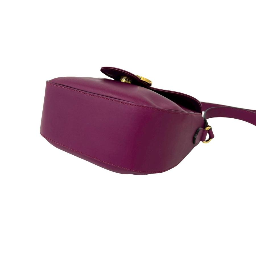 Salvatore Ferragamo ガンチーニ ショルダーバッグ パープル 極 美品 