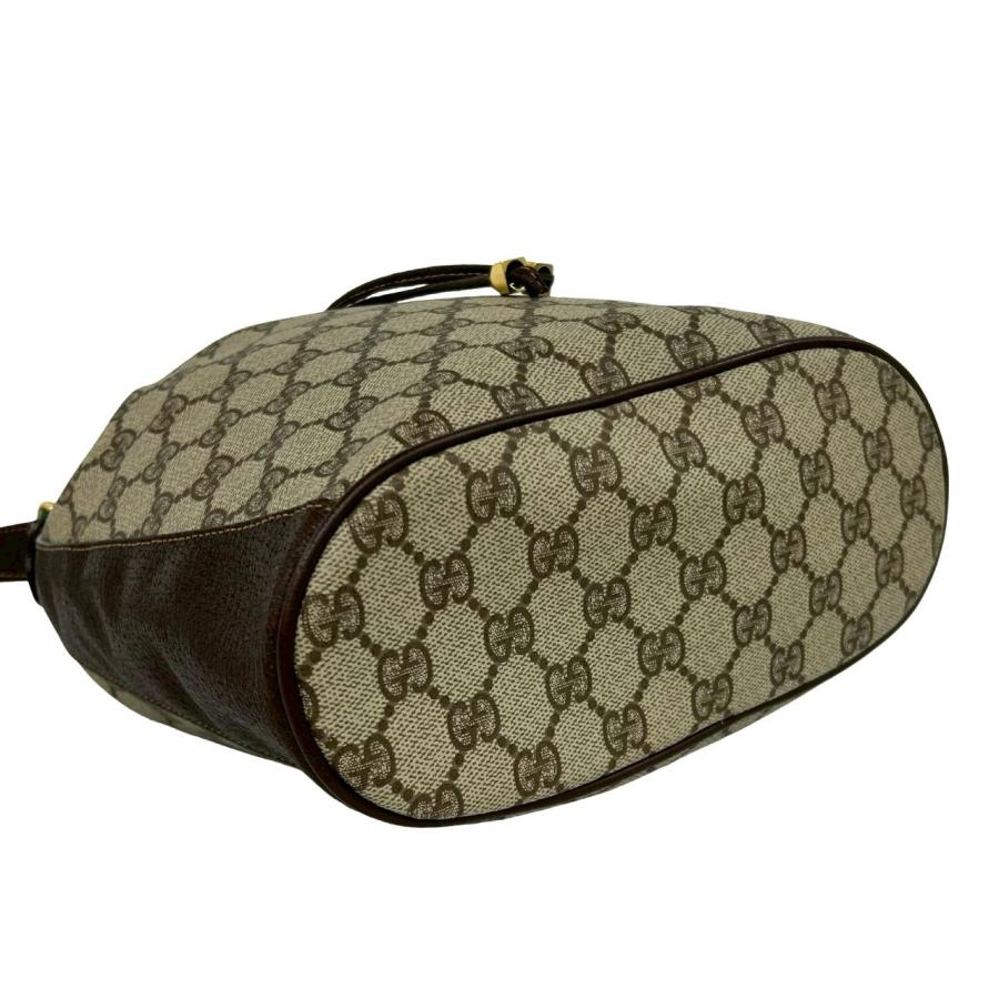 GUCCI GG柄 巾着 ショルダーバッグ GUCCI（グッチ） 極 美品 袋付 オールドグッチ シェリーライン GG ロゴ