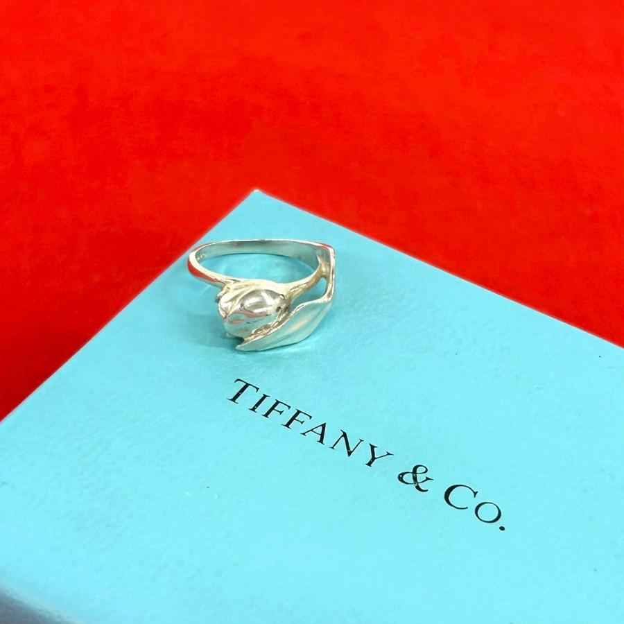 極美品 オールドティファニー チューリップ リング 13号 シルバー925 TIFFANY&Co.（ティファニー） 極 美品 希少品 ヴィンテージ