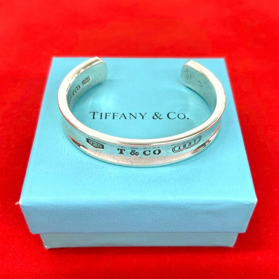 美品　ティファニー　シルバー925 バングル TIFFANY&Co.（ティファニー） 極 美品 ナロー バングル シルバー925