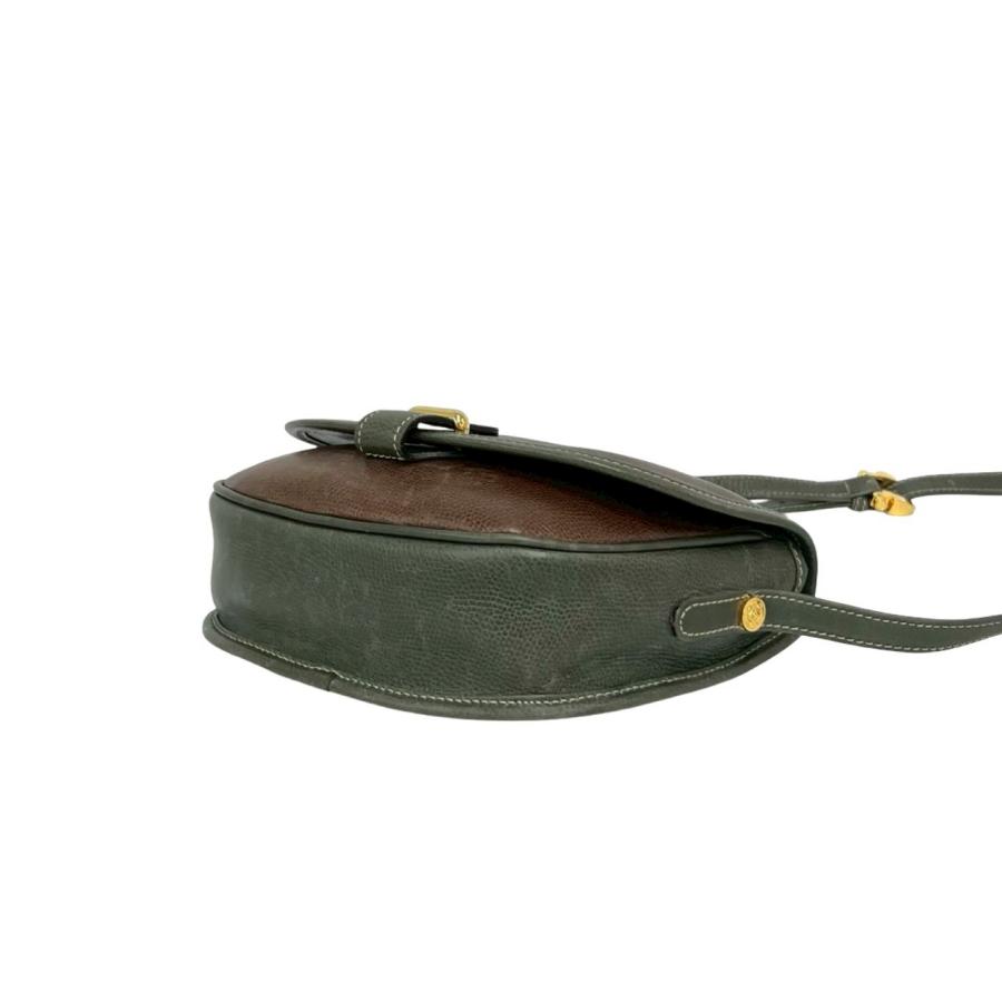 LOEWE（ロエベ） 極 美品 ヴィンテージ アナグラム ロゴ レザー 本革 