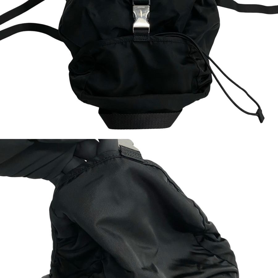 PRADA 極 美品 希少品 プラダ 三角ロゴ 金具 ナイロン 巾着 ミニ PRADA 極 美品 希少品 プラダ 三角ロゴ 金具 ナイロン 巾着 ミニ