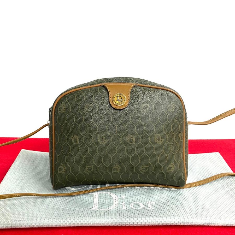 極 美品 希少品 Christian Dior クリスチャンディオール ハニカム 柄  