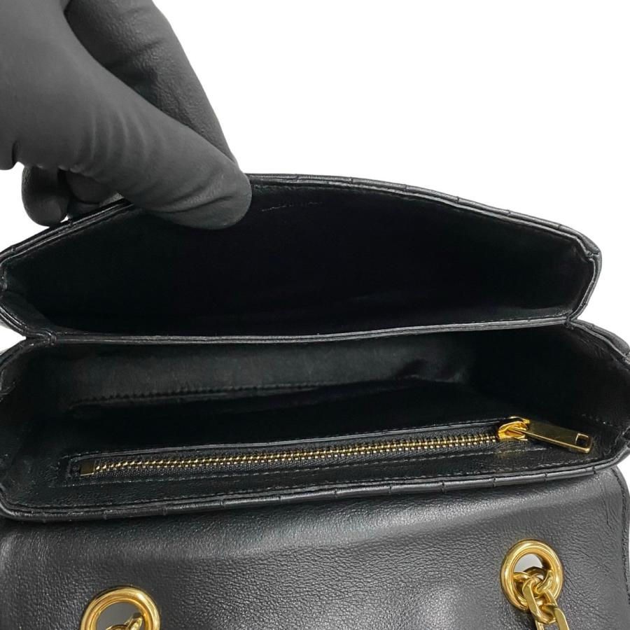 CELINE ほぼ未使用 セリーヌ Cセー キルテッド チェーン CELINE ほぼ未使用 セリーヌ Cセー キルテッド チェーン