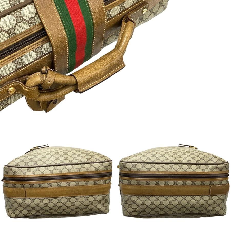 GUCCI（グッチ） 極 美品 オールドグッチ シェリーライン GG柄 レザー