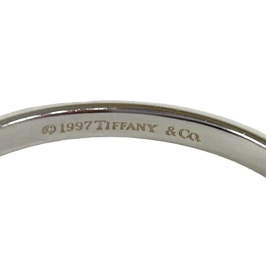 TIFFANY&Co.（ティファニー） 極 美品 ロゴ 刻印 ナロー バングル