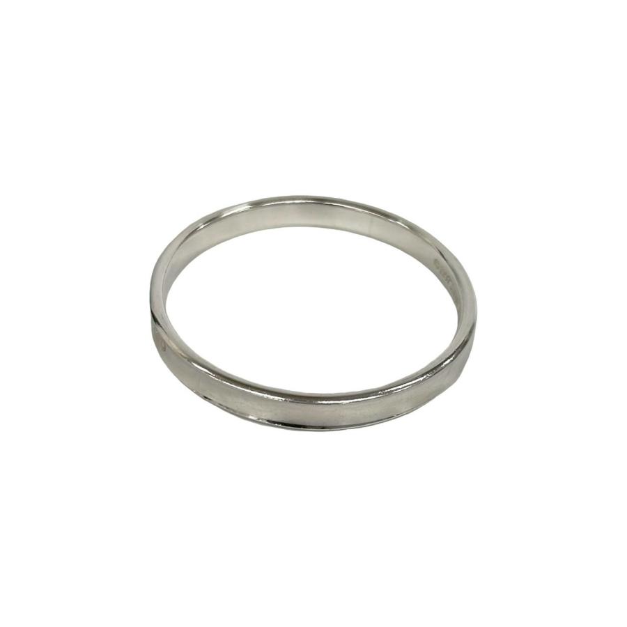 TIFFANY&Co.（ティファニー） 極 美品 ロゴ 刻印 ナロー バングル