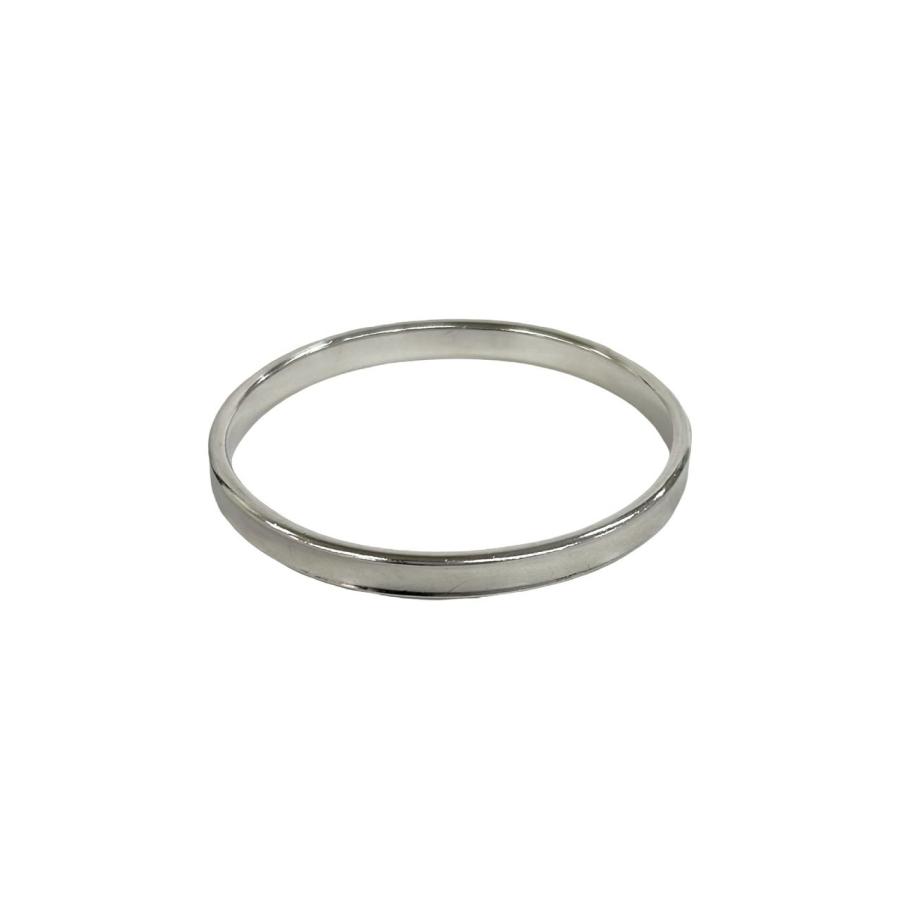 TIFFANY&Co.（ティファニー） 極 美品 ロゴ 刻印 ナロー バングル