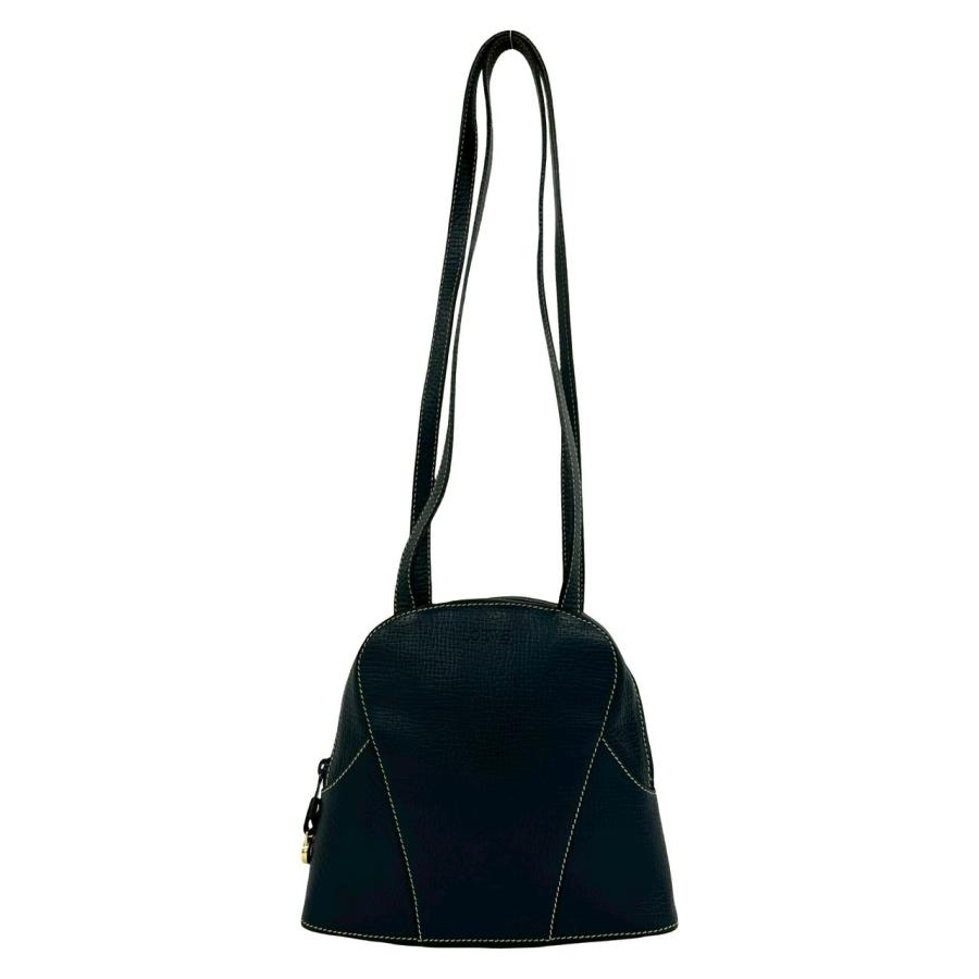 極美品✨ロエベ　ショルダーバッグ　レザー　ヴィンテージ LOEWE（ロエベ） 極 美品 ヴィンテージ ロゴ 型押し レザー 本革 セミ