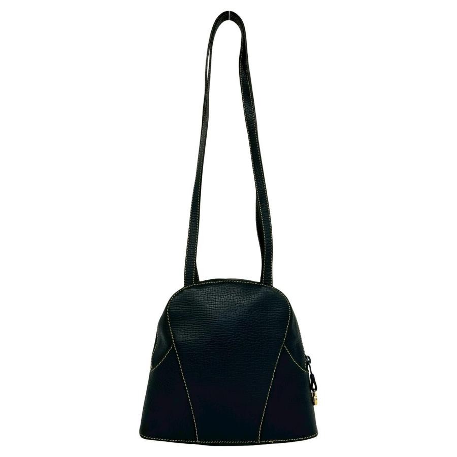 LOEWE（ロエベ） 極 美品 ヴィンテージ ロゴ 型押し レザー 本革 セミ