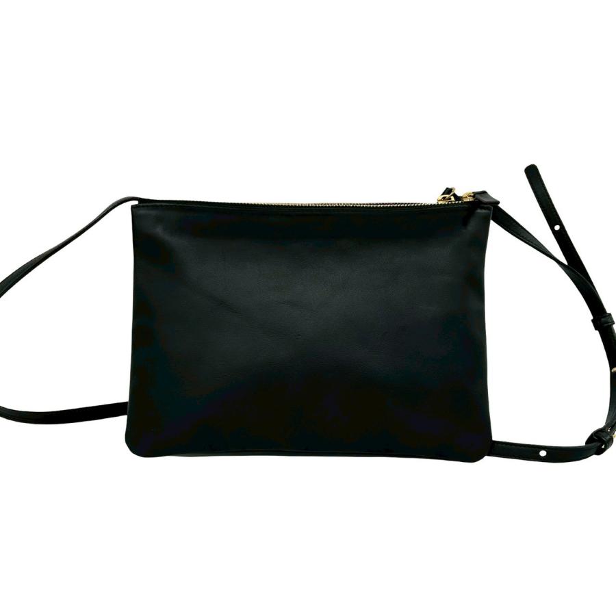 CELINE（セリーヌ） 極 美品 トリオ レザー 本革 ショルダーバッグ 