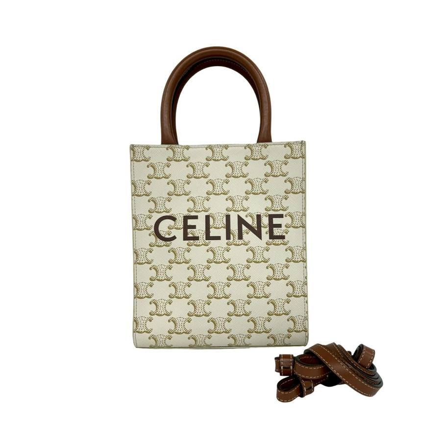 CELINE（セリーヌ） 極 美品 ミニ バーティカル カバ レザー 2way