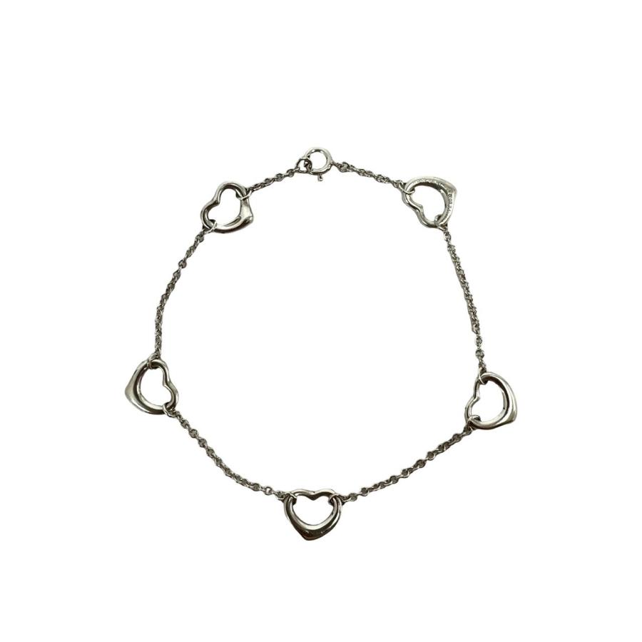 【オールドティファニー 】オープンハート IDブレスレット TIFFANY&Co.（ティファニー） 極 美品 ヴィンテージ オープンハート
