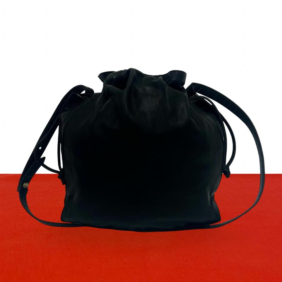 極美品　LOEWE ヴィンテージ アナグラム ナッパレザー ショルダーバッグ 白 LOEWE（ロエベ） 極 美品 ヴィンテージ アナグラム ロゴ ナッパ レザー