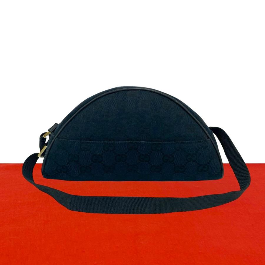 GUCCI ハンドバッグ　GG柄　キャンバス　レザー　ブラック GUCCI（グッチ） 極 美品 GG キャンバス GG 柄 レザー 本革 ミニ