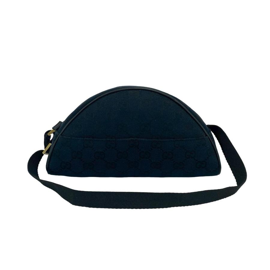GUCCI ハンドバッグ　GG柄　キャンバス　レザー　ブラック GUCCI（グッチ） 極 美品 GG キャンバス GG 柄 レザー 本革 ミニ