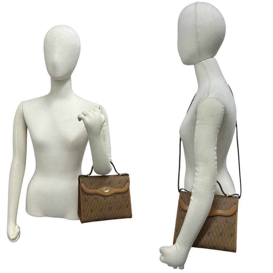極 美品 Christian Dior ディオール ヴィンテージ ハニカム柄 ロゴ