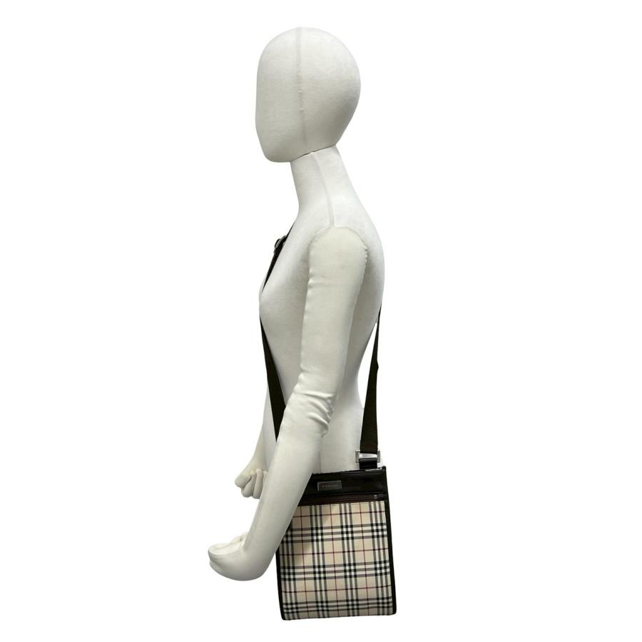 BURBERRY（バーバリー） 極 美品 ノバチェック 柄 キャンバス レザー