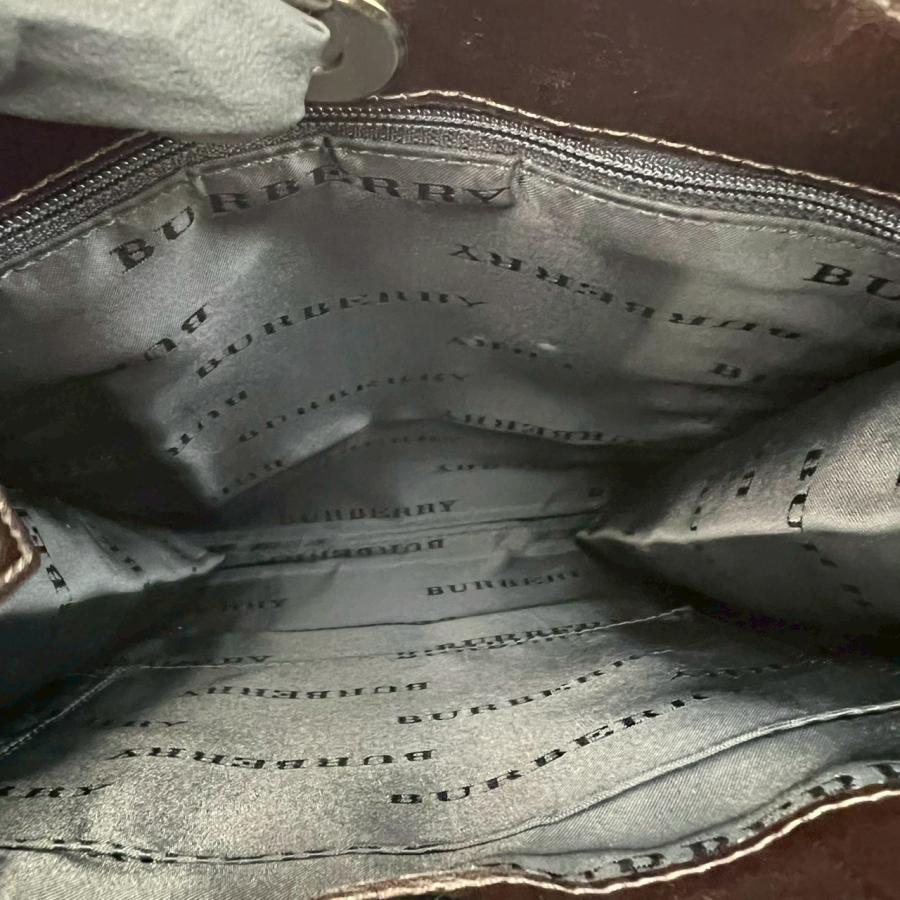 BURBERRY（バーバリー） 極 美品 ノバチェック 柄 キャンバス レザー