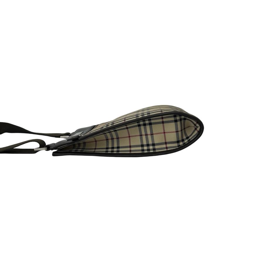BURBERRY（バーバリー） 極 美品 ノバチェック 柄 キャンバス レザー