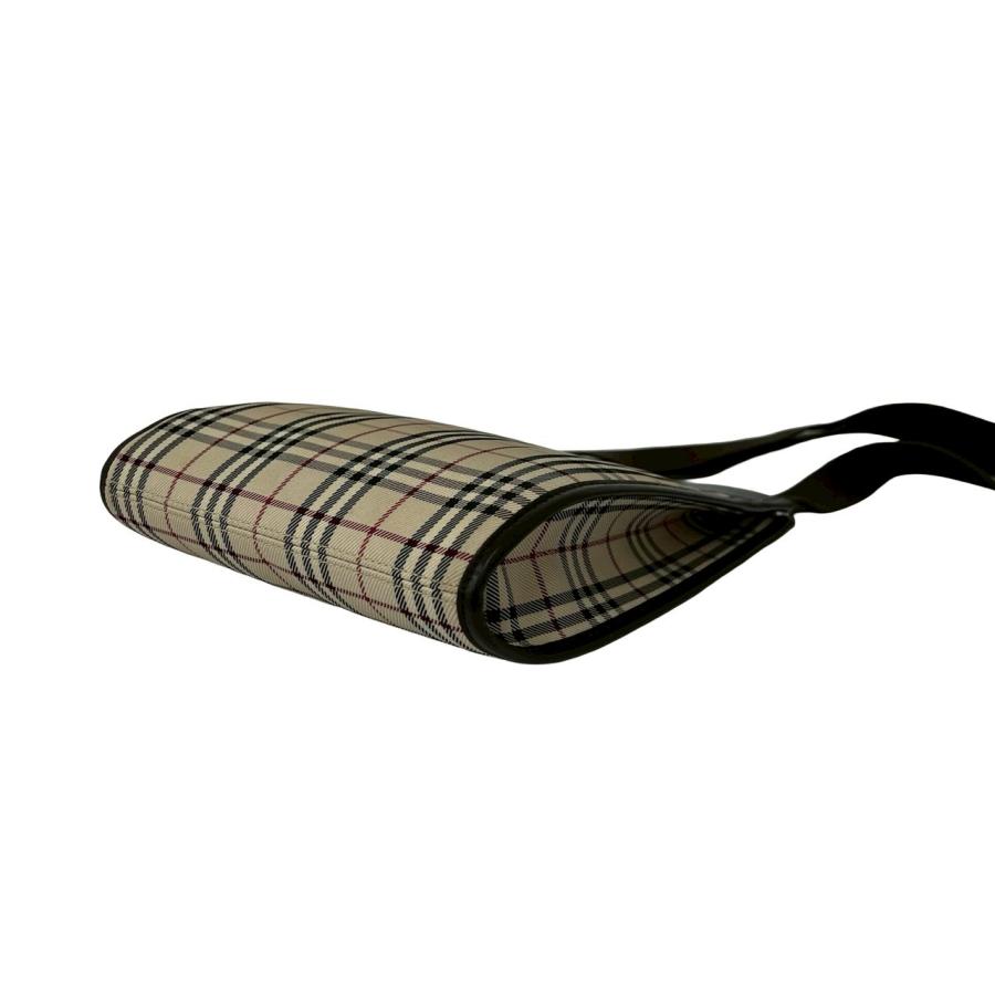 BURBERRY（バーバリー） 極 美品 ノバチェック 柄 キャンバス レザー