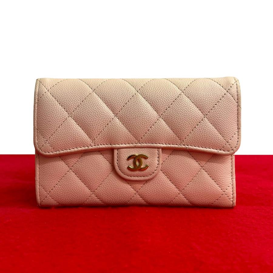 CHANEL 極 美品 希少品 シール有 32番台 シャネル マトラッセ レザー